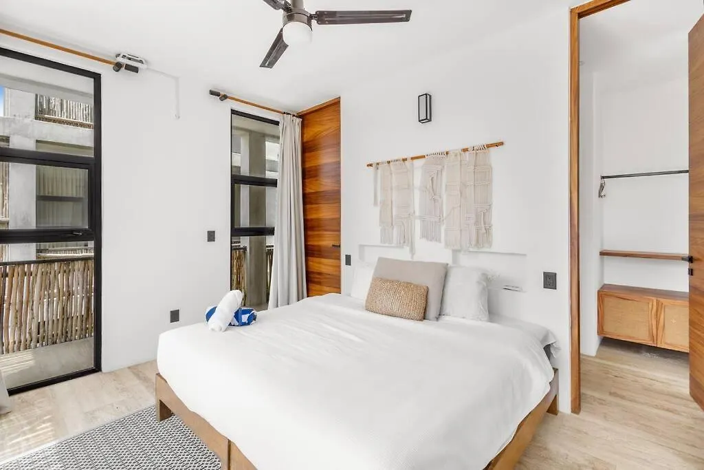 Lux Toh Villa, Rooftop Pool, Wifi, Transport Tulum Apartment
